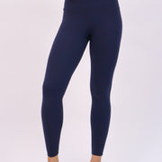 Vibrant | 高腰無尷尬線瘦腿9分legging-Navy Blue